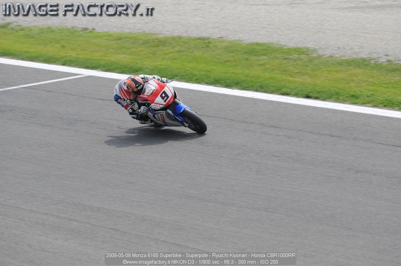 2009-05-09 Monza 6185 Superbike - Superpole - Ryuichi Kiyonari - Honda CBR1000RR.jpg